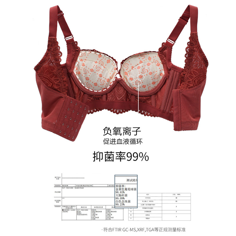 简趣旗舰店精油美胸显大加厚文胸 简趣文胸