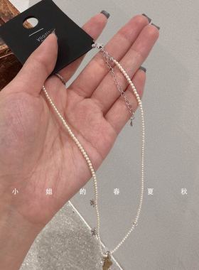 小众设计饰品气质百搭个性颈链可爱甜美秋冬新款小熊毛衣链项链