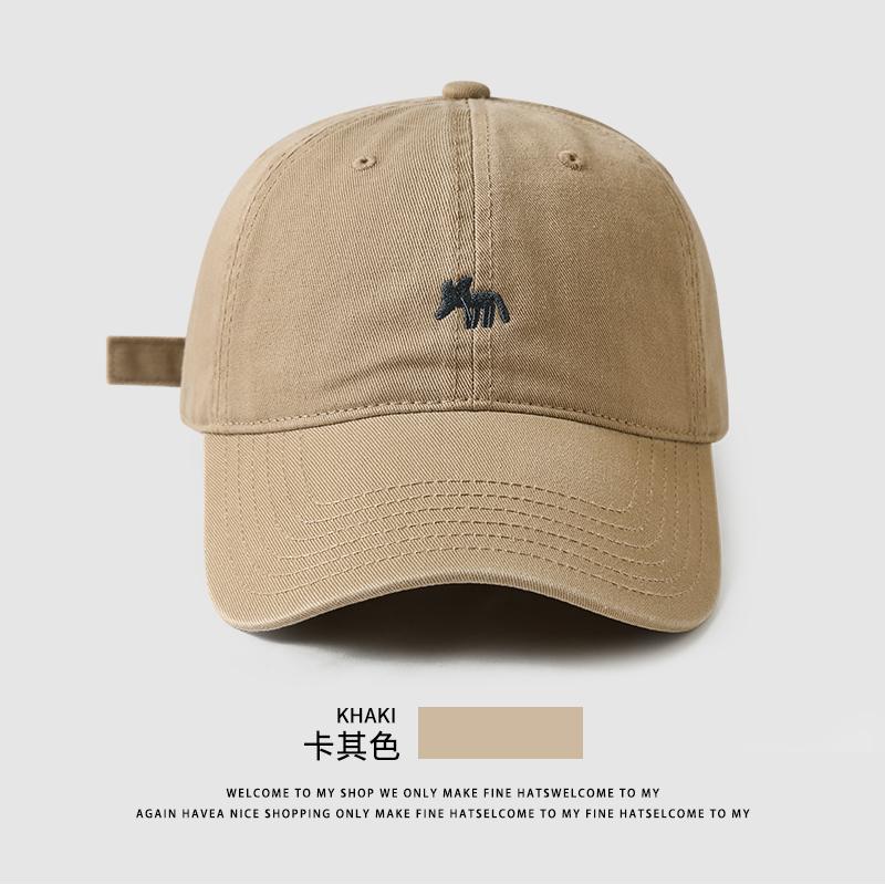 2025早春新款刺绣小狐狸棒球帽出行遮阳男女加深宽檐显脸小鸭舌帽 - 图3