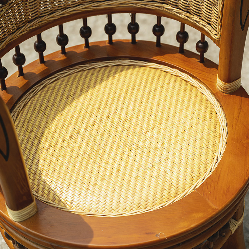 藤椅天然真藤厂家直销靠背儿童凳子单人家用老年人阳台藤编小滕椅,淘宝优惠券,粉丝福利购,淘宝优惠卷