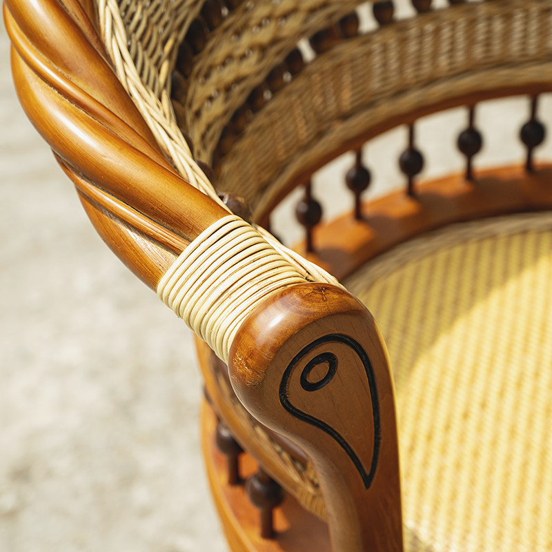 藤椅天然真藤厂家直销靠背儿童凳子单人家用老年人阳台藤编小滕椅,淘宝优惠券,粉丝福利购,淘宝优惠卷