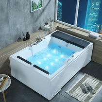 Whirlda Bathroom 1 7 1 85 m Double Massage Bathtub Acrylic Independent Surf Bubble Couples Luxury