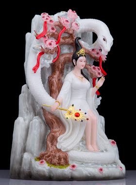 国潮办公室书房白娘子青蛇送礼物