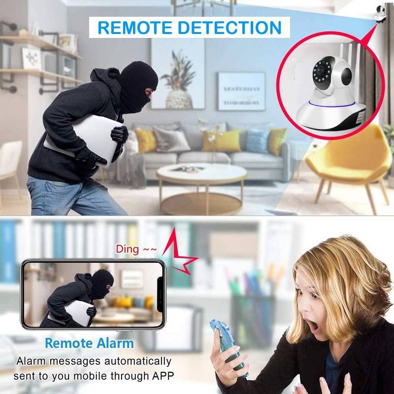 1080P Wireless WiFi Camera Home Security Surveillance Indoor - 图1
