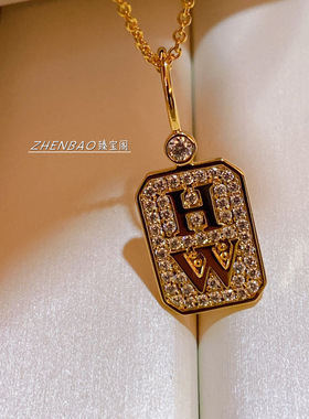 V金对版大号香水瓶项链