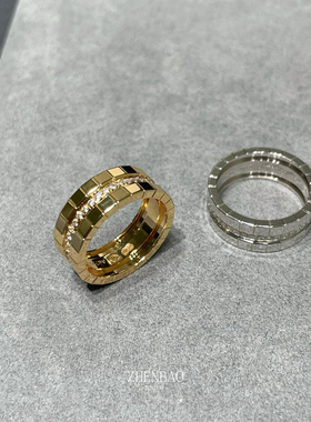 高版本肖帮明星同款小冰块戒指