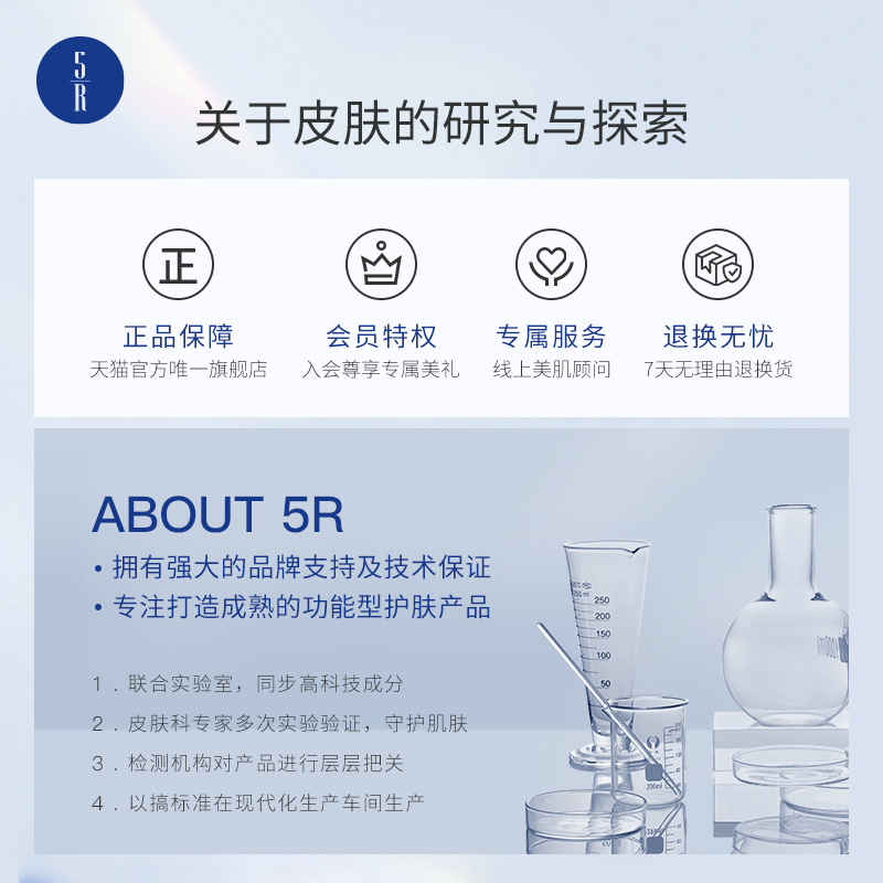 5R艾地苯光采焕颜精华水面部护肤水嘭弹去皱盈润滋润肌底液100ml - 图3