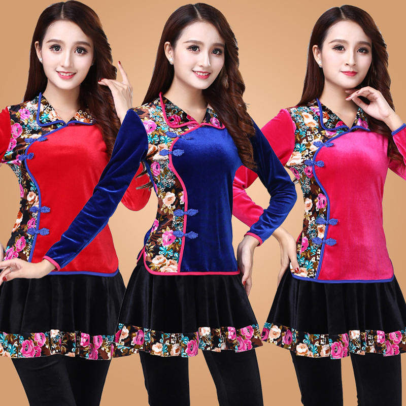 2022新款春秋广场舞套装半身裙 维慕琳连衣裙