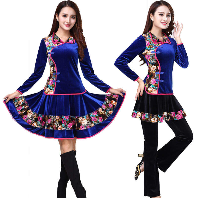 2022新款春秋广场舞套装半身裙 维慕琳连衣裙