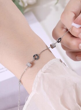 工厂批发999足银小蛮腰手链女轻