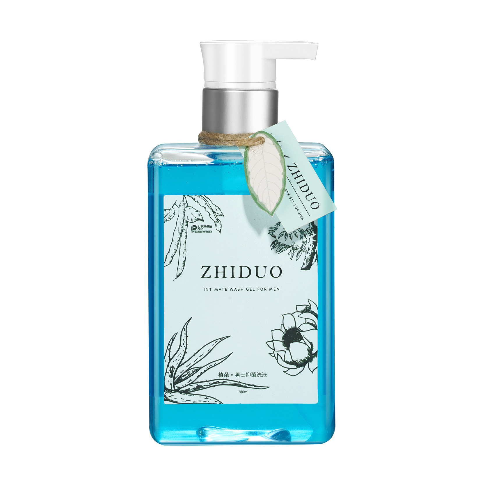 植朵男士私处抑菌清洁抗菌护理液 植朵私处洗液