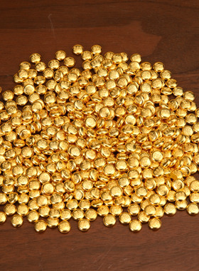 实心仿沙金金元宝聚财摆件