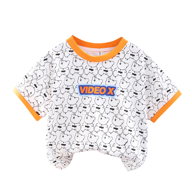 小童短袖T恤婴儿童纯棉上衣2025夏装新款男童洋气半袖宝宝体恤衫,淘宝优惠券,粉丝福利购,淘宝优惠卷