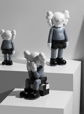 创意暴力熊摆件手办公仔客厅玄关桌面店铺家居装饰品轻奢北欧