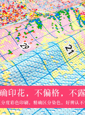 跨境新款满绣十字绣客厅小幅diy手工制作线绣十字绣 厂家一件