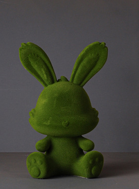 简约感小众兔子摆件轻奢高档客厅桌面创意装饰品新房乔迁礼物