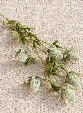 促销蓟花6叉蓟花扁叶刺芹仿真花假花家居摆件婚庆软装装饰花花材