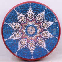 Xinjiang Uyghur folk musical instruments Painted Hand Drum Dance Performances of Xinjiang Restaurant Decorative Drum Xinjiang Handdrum