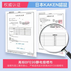 Japanese brodio women's mask disposable four fold single piece independent packaging [women's small face mask]