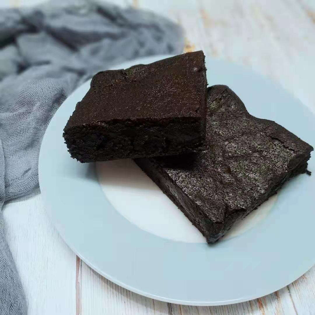 纯黑巧克力布朗尼蛋糕 Dark Chocolate Brownie 50％可可脂苦甜 - 图1