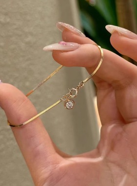 泡泡闪钻蛇骨手链女款2025新款