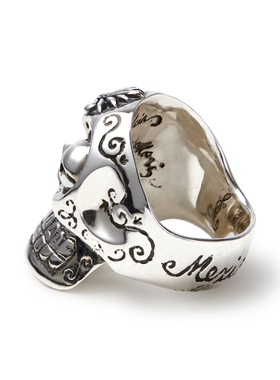 GALCIA男士SV925欧美复古骷髅头