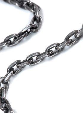 GODSUNS手工牛头纯银细角项链