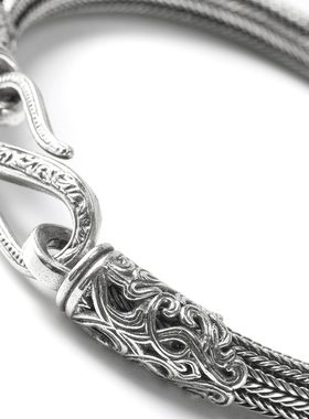 GEROCHRISTO纯银编织复古手链