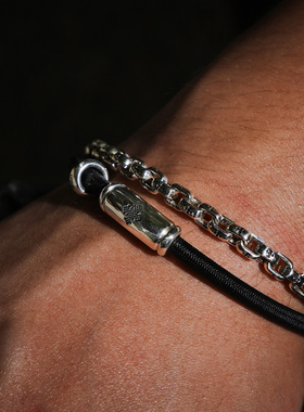 GOGOLLAM质感纯银手环搭配手链