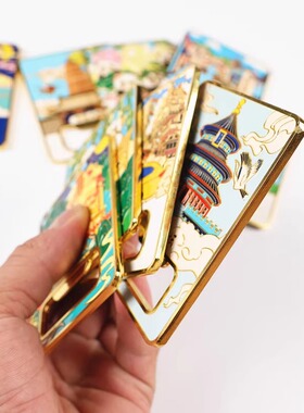 金属文创纪念品开瓶器冰箱贴