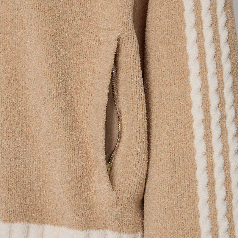 Adidas阿迪达斯三叶草女欧阳娜娜同款撞色立领针织运动外套KV8867,淘宝优惠券,粉丝福利购,淘宝优惠卷