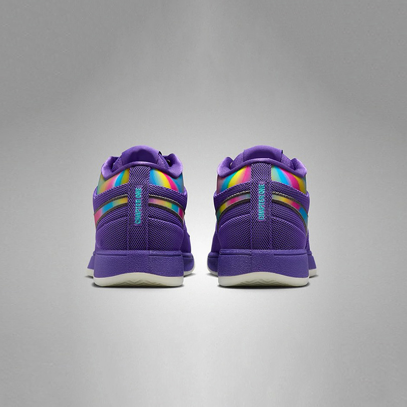耐克男鞋Nike Book1 Aurora德文布克1代葡萄紫灰篮球鞋IM7610-500 - 图2