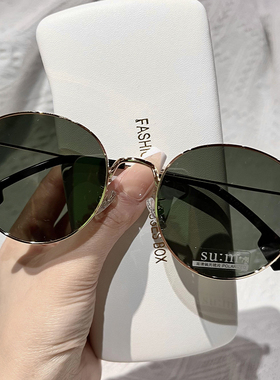 2023新款海边防晒偏光墨镜高级感