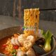 Seafood ramen cream tumbler Korean fast food