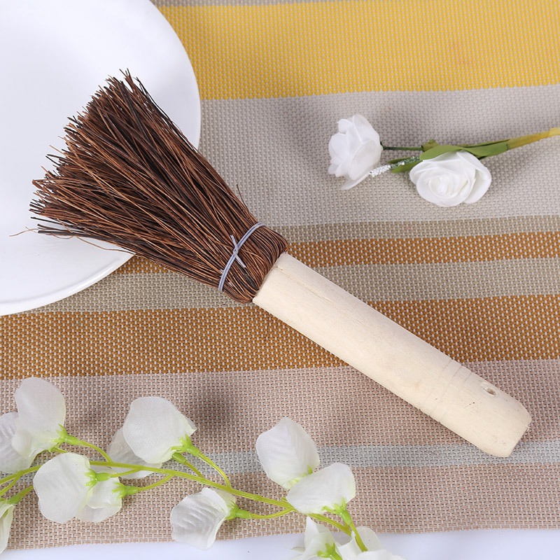 刷锅刷子厨房用椰棕天然洗锅刷洗锅神器长柄手工棕椰洗锅刷洗碗刷 - 图1