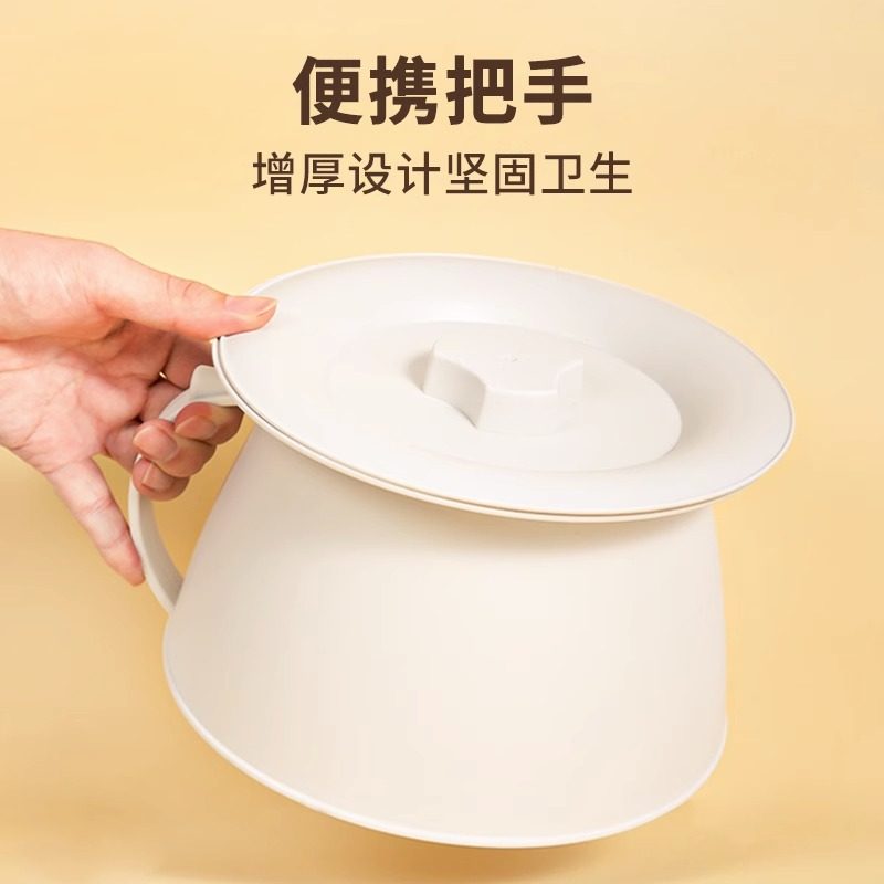 带盖痰盂加厚痰盂儿童尿桶坐便器老人便盆塑料宝宝马桶婴卫生尿盆_虎窝淘