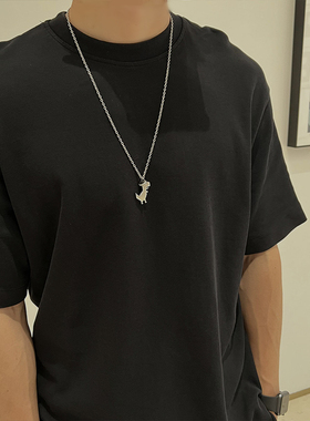 钛钢长款链男女个性百搭项链