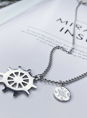 钛钢男女简约个性青春百搭项链