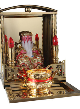 金色不锈钢龛挂龛挂墙防晒土地公财祖屋福德正神简约柜子小