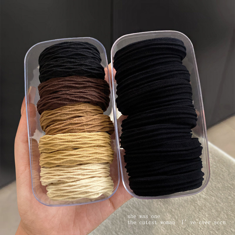 高马尾发绳高弹力耐用橡皮筋女扎头发圈2024新款高端秋冬头绳头饰,淘宝优惠券,粉丝福利购,淘宝优惠卷