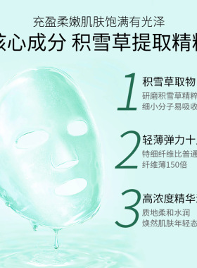 10pcs Centella Asiatica Face Mask Beauty Skincare Masks 面膜