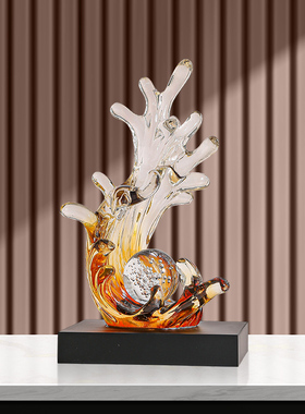 树脂风生水起装饰现代简约客厅