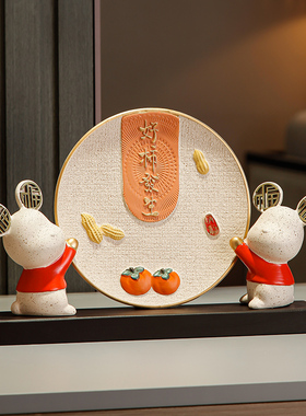 寓意好的盘子玄关乔迁新居礼品