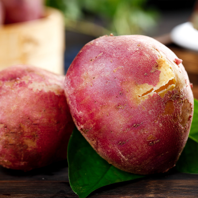 白心薯新鲜红薯香白瓤红皮白心板栗 典邑鲜番薯