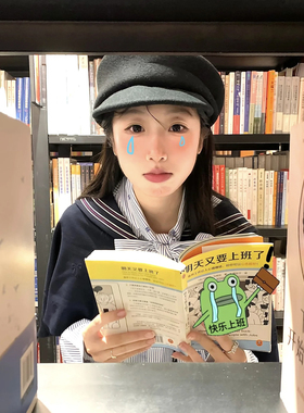 fever同款~黑色羊毛呢报童帽子女秋冬法式鸭舌帽显脸小贝雷帽礼帽