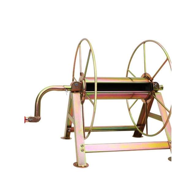 Water pipe truck storage rack stainless steel pipe collection artifact coil pipe winding machine hose agricultural hand-crank pipe collection pipe coil pipe coil