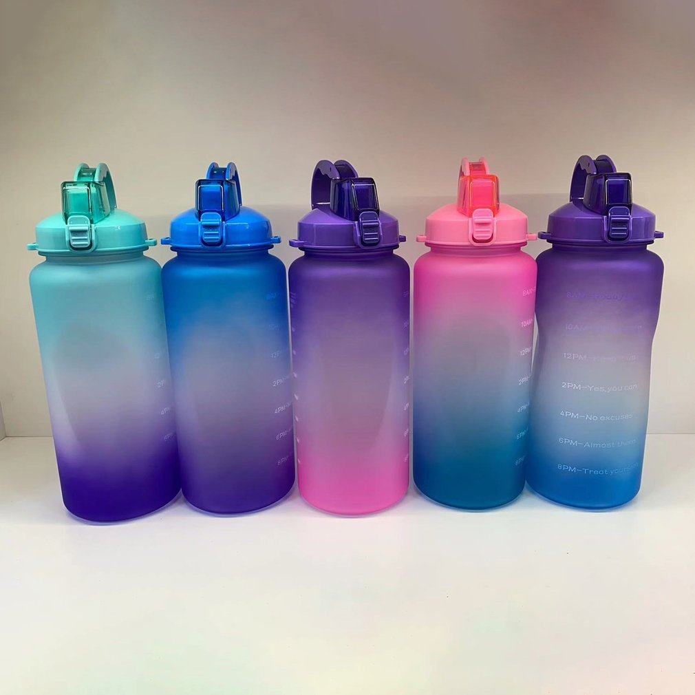 Bottle Water Gallon Sport Water Bottle 3.8/2L Large Capacity-图2