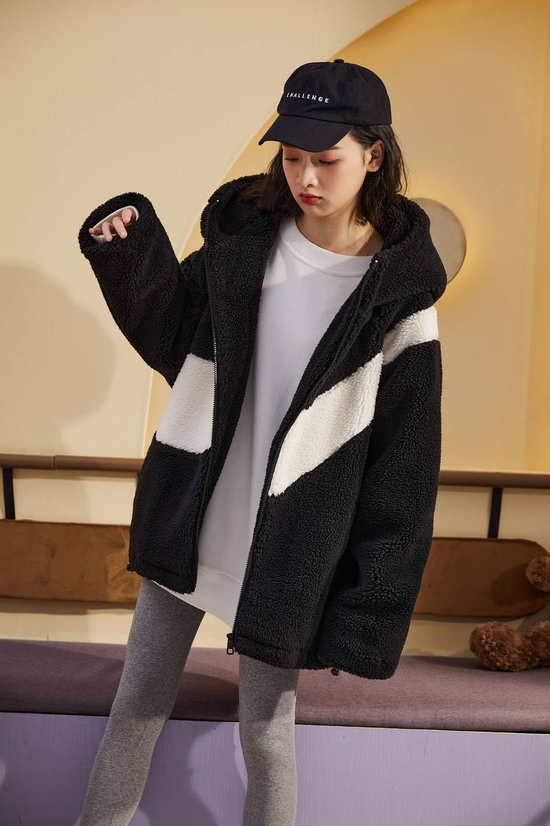 唐狮冬新款chic早秋外套女百搭上衣 唐狮outlets店短外套