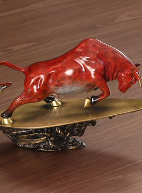 宽和华尔街风工艺开业送礼装饰品