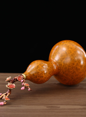 宽和纯铜电视柜金婚乔迁葫芦摆件